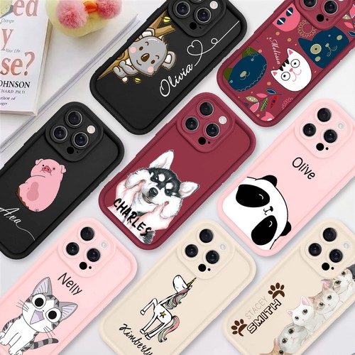Cartoon custom rubber phone - rubber,