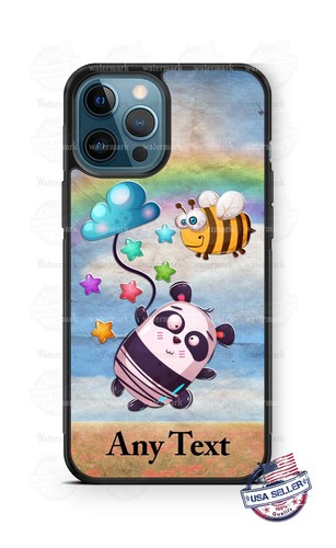 Panda bear flying bee cute - panda,