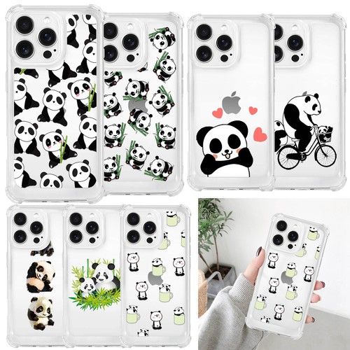 Crystal clear panda phone - clear,
